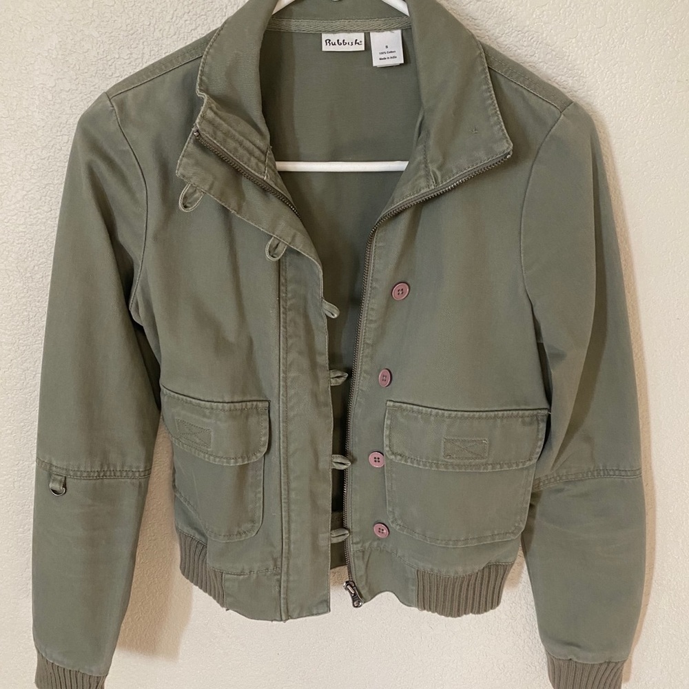 Olive Green Utility Jacket